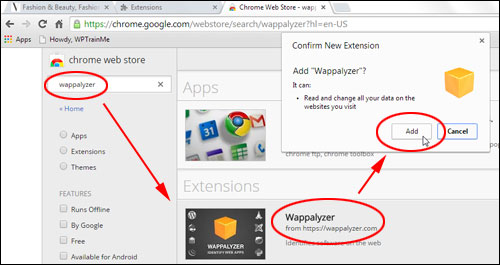 Wappalyzer - Add-On For Firefox / Chrome Browser