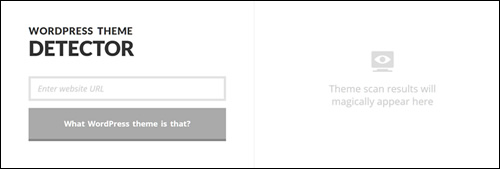WordPress Theme Detector