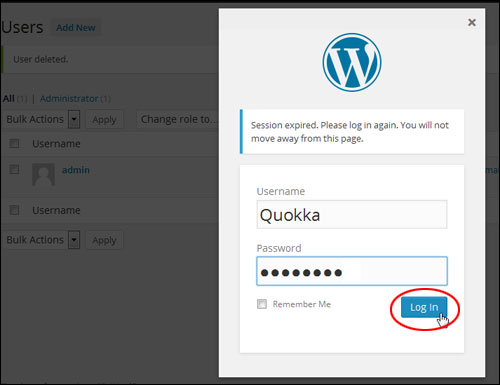 Changing Your WordPress Admin User Name To A More Secure Username