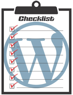 WordPress Configuration Checklist