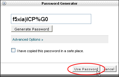 cPanel Password Generator