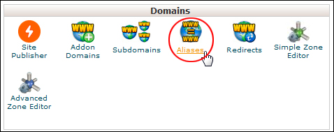 Domains - Aliases
