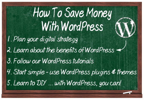 How To Save Money With WordPress