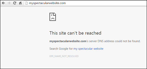 This site can't be reached