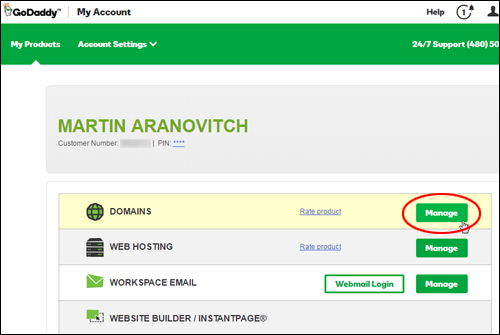 Domain Management Console