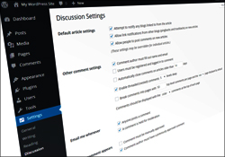 Configuring WordPress Discussion Settings - Step-By-Step Tutorial