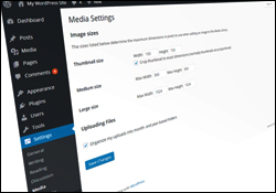 Configuring WordPress Media Settings