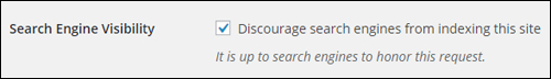 You can discourage search engines from indexing your site