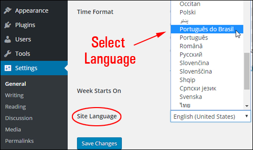 Select your language