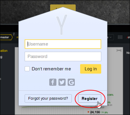 Create an account with Yandex.Webmaster