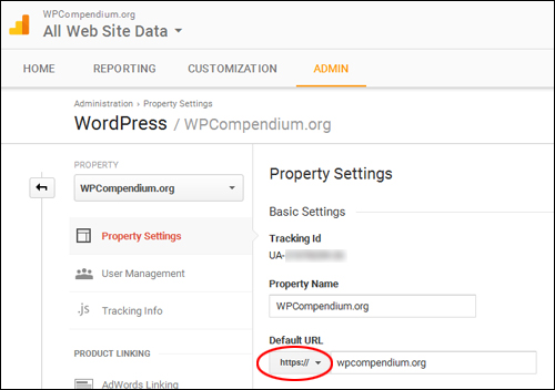 Update your Google Analytics account