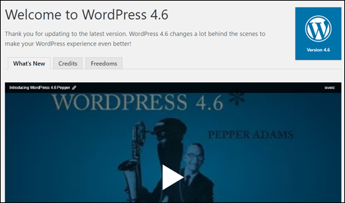 WordPress Upgraded Successfully