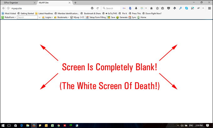 WordPress White Screen Of Death