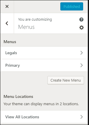 Customize your WordPress menus in the Theme Customizer