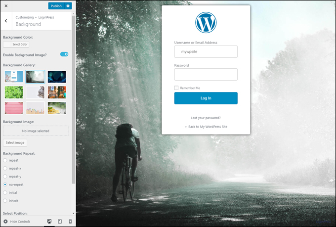Customize your login page in minutes with LoginPress