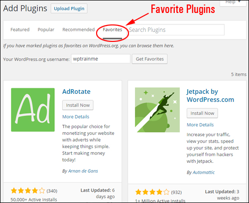 Favorite WordPress Plugins