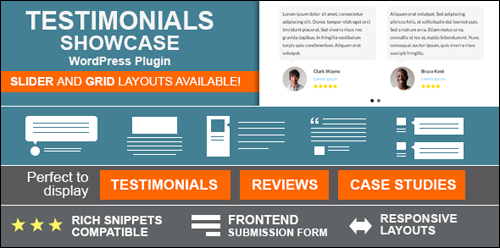 Testimonials Showcase WP plugin