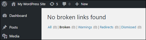 No broken links found