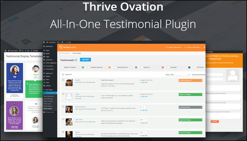Thrive Ovation - Set & Forget Testimonials - WordPress Plugin