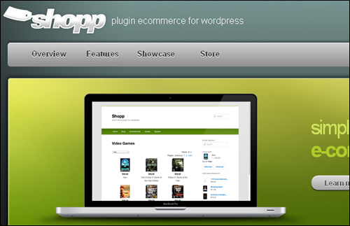 Shopp e-commerce plugin for WordPress