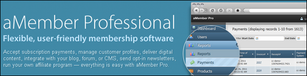 aMember Pro membership plugin for WordPress