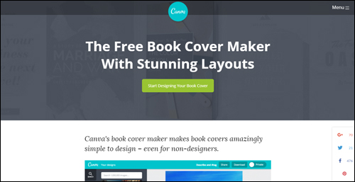 Canva - Free Book Cover Maker