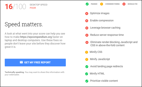 See how fast your site loads on laptops and desktop computers