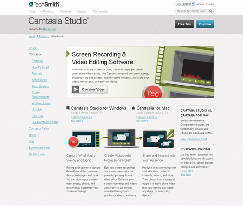 Camtasia - Screen Capture Software