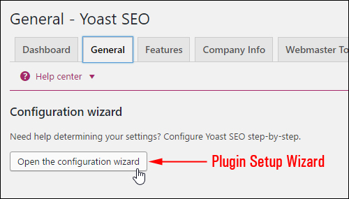 Many WordPress plugins and themes provide users with setup wizards