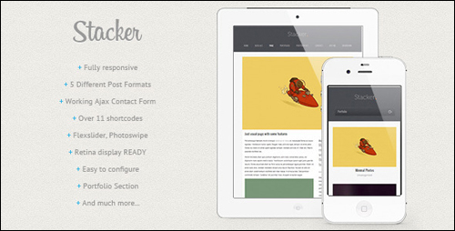 WordPress Stacker Mobile Theme