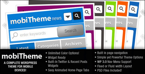 MobiTheme WordPress Mobile Theme