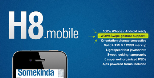 H8.Mobile WordPress Mobile Theme