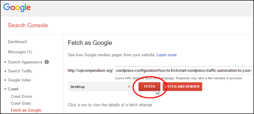 Fetch as Google