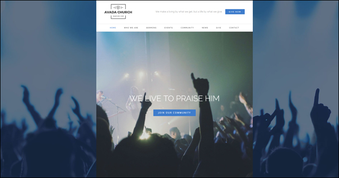 Avada Church WordPress Theme