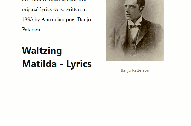 Add a Verse Block from the Content Area