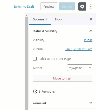 Change A Post Author