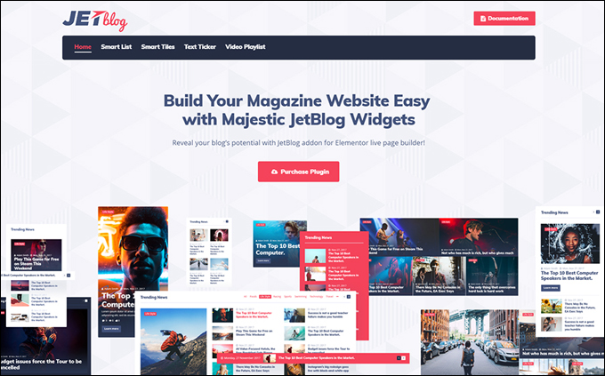 JetBlog - Blogging Package for Elementor Page Builder WordPress Plugin