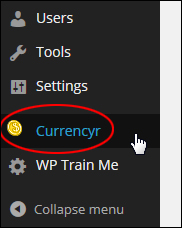 WP Plugin - Currencyr