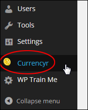 WordPress Plugin - Currencyr