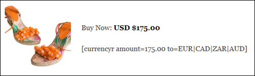 WP Plugin - Currency Converter