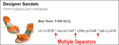 WordPress Plugin - Currency Converter