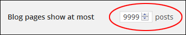 Tutorial: Setting The Number Of Blog Post Items Showing On Your Blog