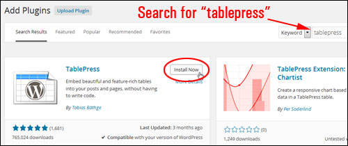 How To Create And Add Tables In WordPress Content