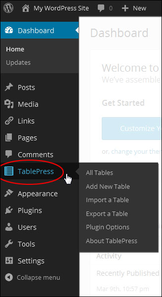 How To Create And Insert Tables  In WordPress