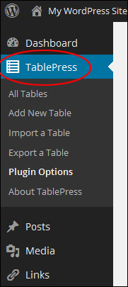 Adding Tables  In WordPress