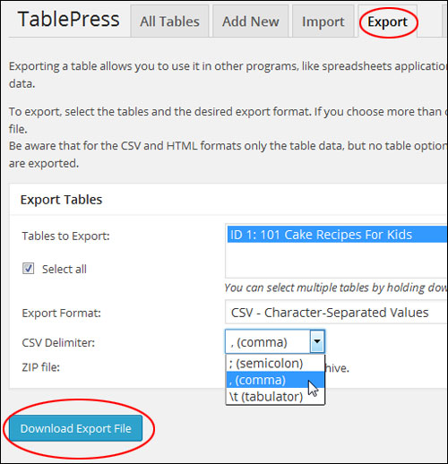 Adding Tables Into Your Content With WordPress