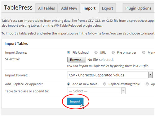 How To Create And Add Tables To WordPress 