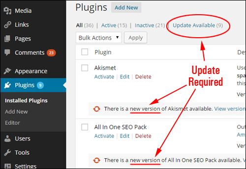 How To Update And Delete Plugins Inside Your WordPress Dashboard