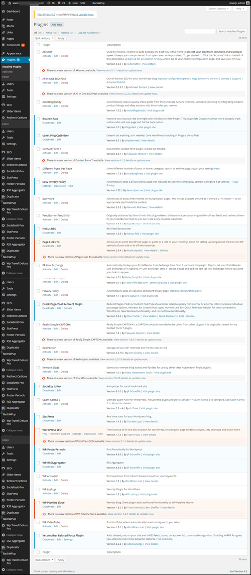 How To Update And Delete Plugins