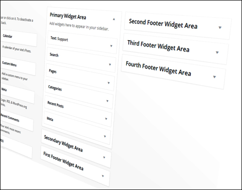 Adding And Configuring Widgets On The Sidebar Area